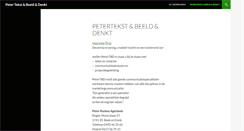 Desktop Screenshot of petertbd.nl